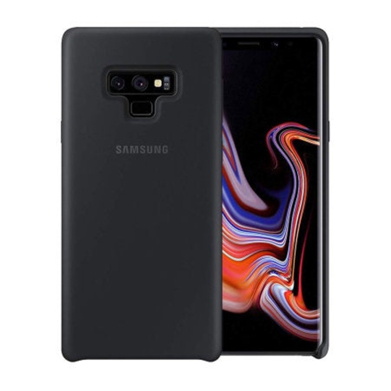 Samsung Galaxy Note 9 Silky Silicone Cover Black
