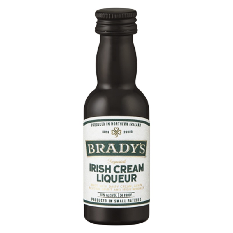 Bradys Irish Cream Liqueur 50ml 60 Pack
