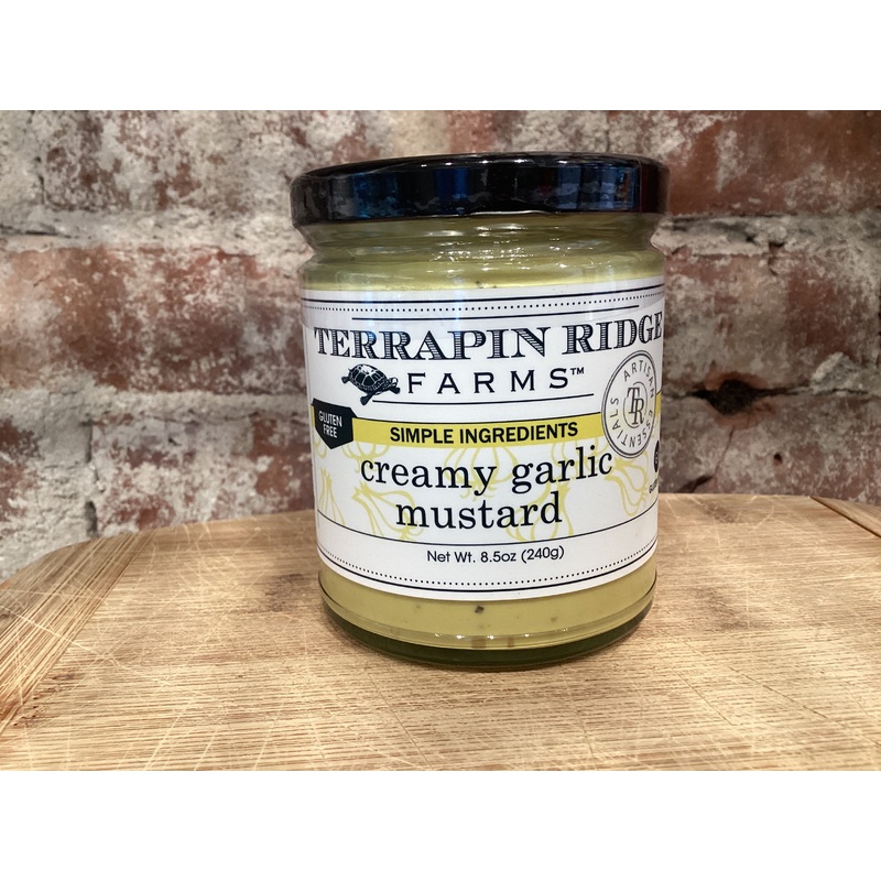 Terrapin Ridge Farms – Creamy Garlic Mustard (Net wt. 8.5 oz.)