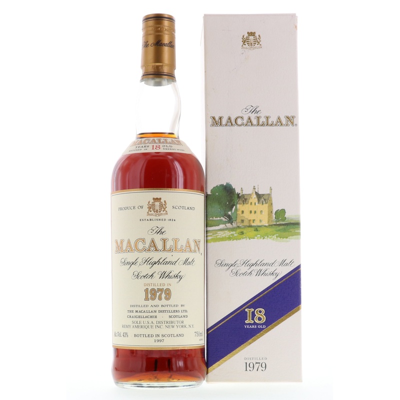 Macallan 18 Year Old Sherry Oak 1979 Original Box 750ml [BN]