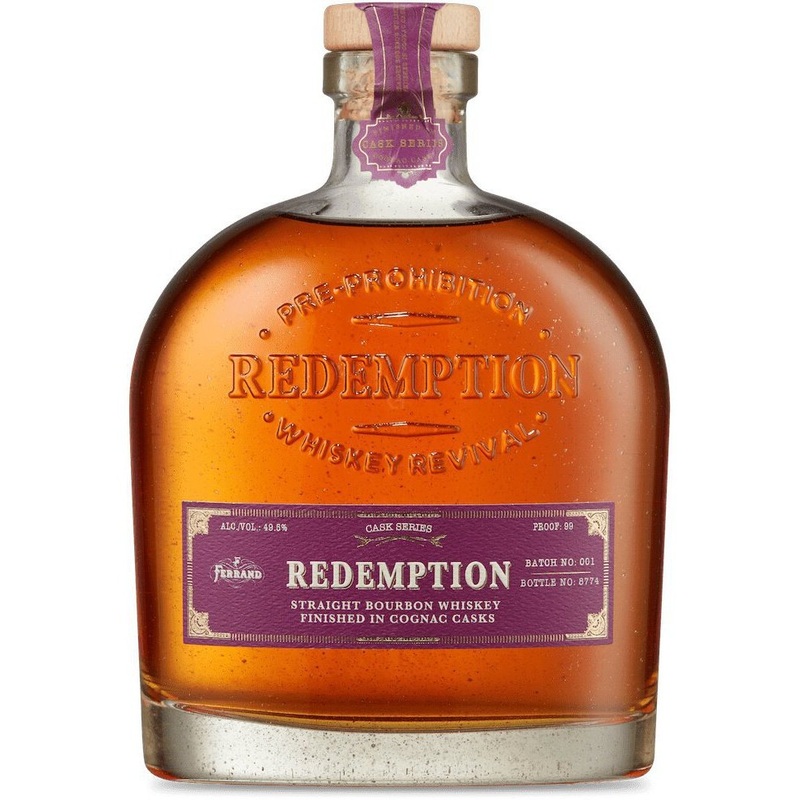 Redemption Straight Bourbon Finished In Cognac Casks Cask Series Batch No 99 Proof 750ml