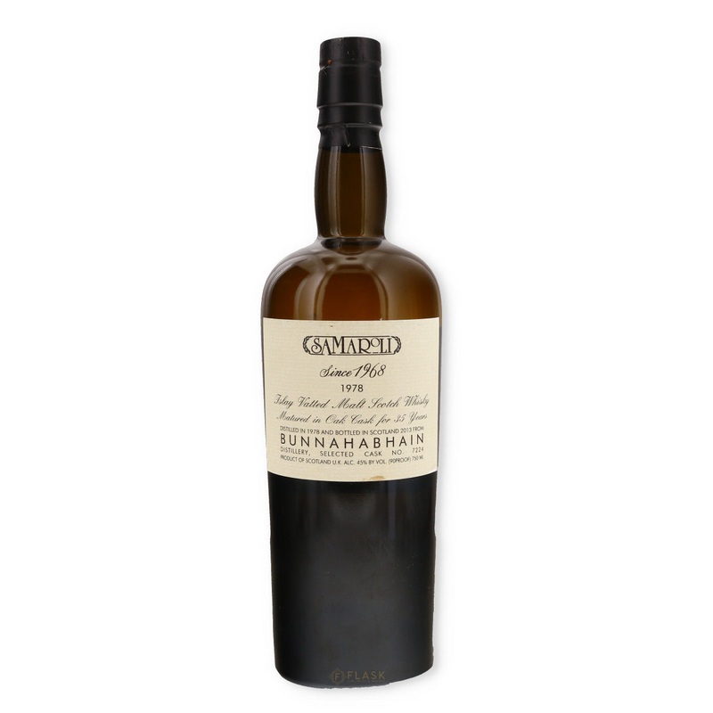 Samaroli Bunnahabhain 1978 35 Year Old Single Cask No. 7224 750ml