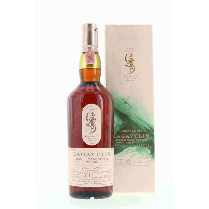Lagavulin 1991 Cask Strength 21 Year Old Single Malt