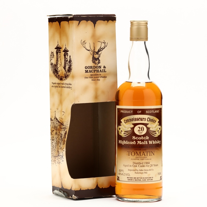 Tomatin 1968 20 Year Old Gordon and Macphail Connoisseurs Choice