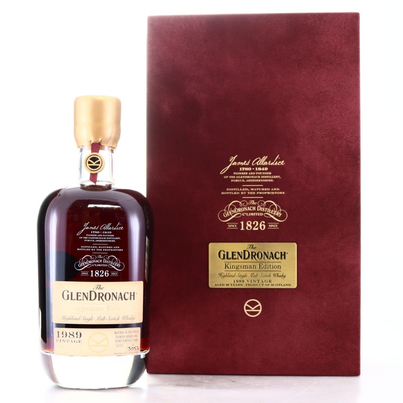 Glendronach Kingsman Edition 1989 Vintage 29 Year Old Single Malt Scotch