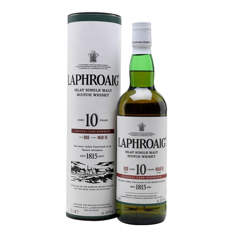 Laphroaig 10 Year Old Cask Strength 2016 Batch 8