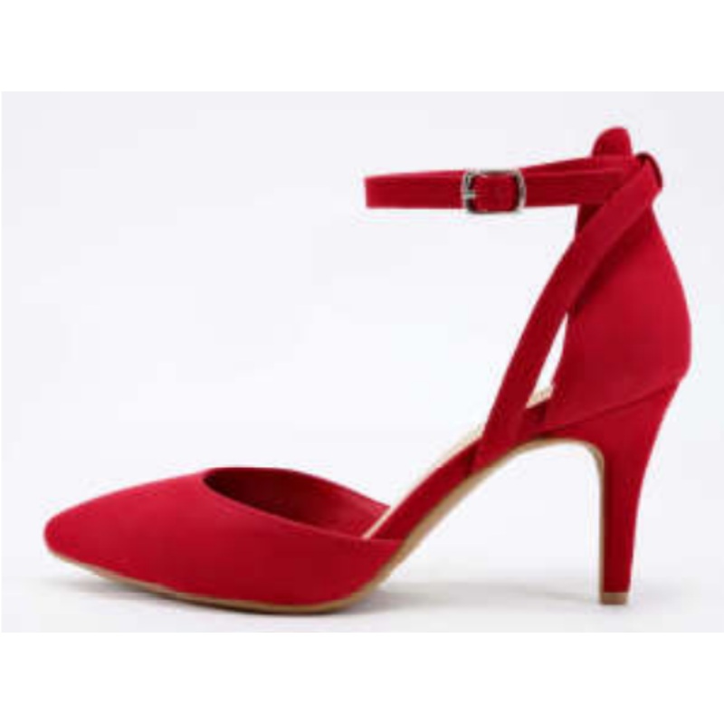 My Delicious Owen-S-Red Nubuck PU Woman Shoe 5.5