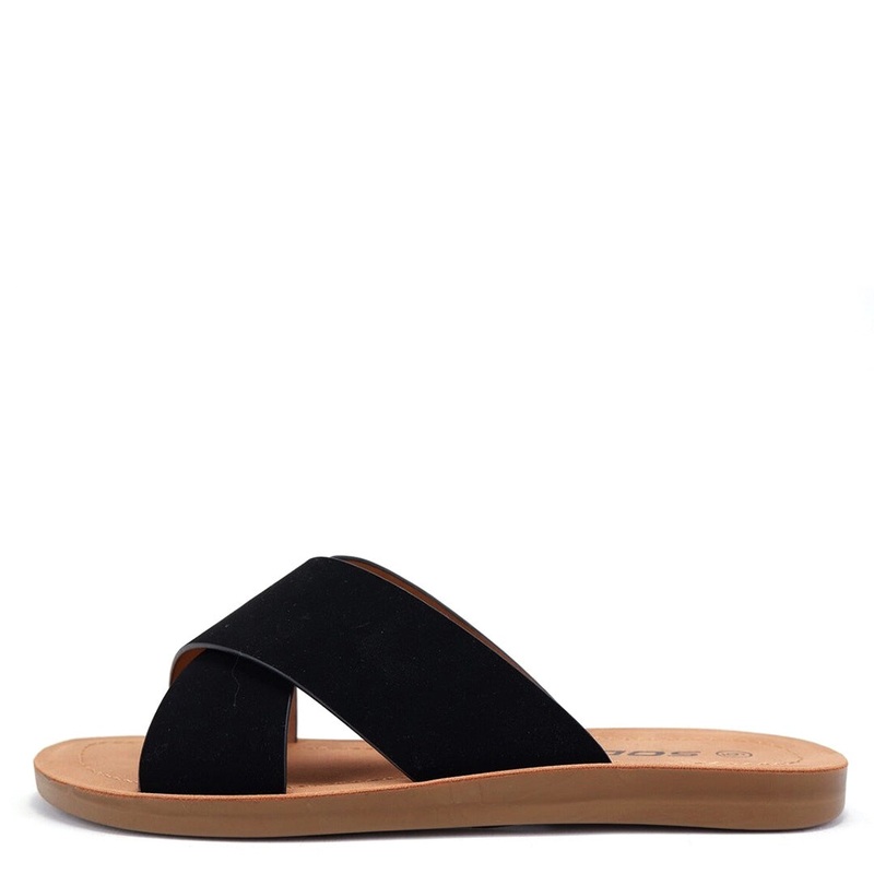 Soda Reflect Black NB Sandal 5.5