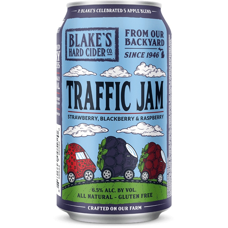 (24pk cans)-Blake’s “Triple Jam Hard Cider, Michigan, USA (12oz)
