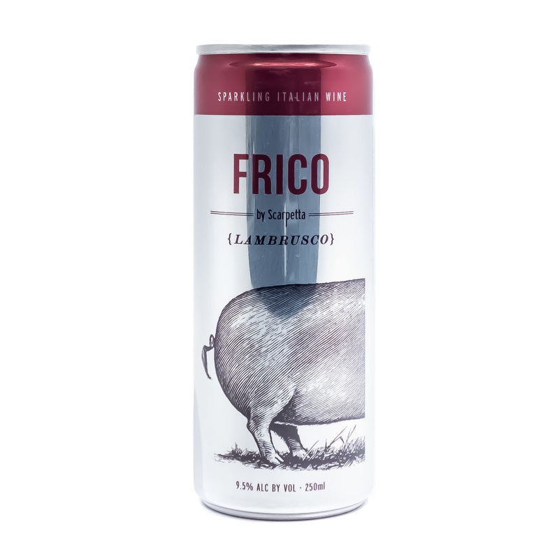(4pk cans) Scarpetta ‘Frico’ Sparkling Lambrusco, Emilia-Romagna, Italy (250ml)