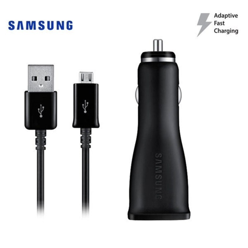 Samsung Galaxy OEM Adaptive Fast Charging Micro USB Car Charger Black