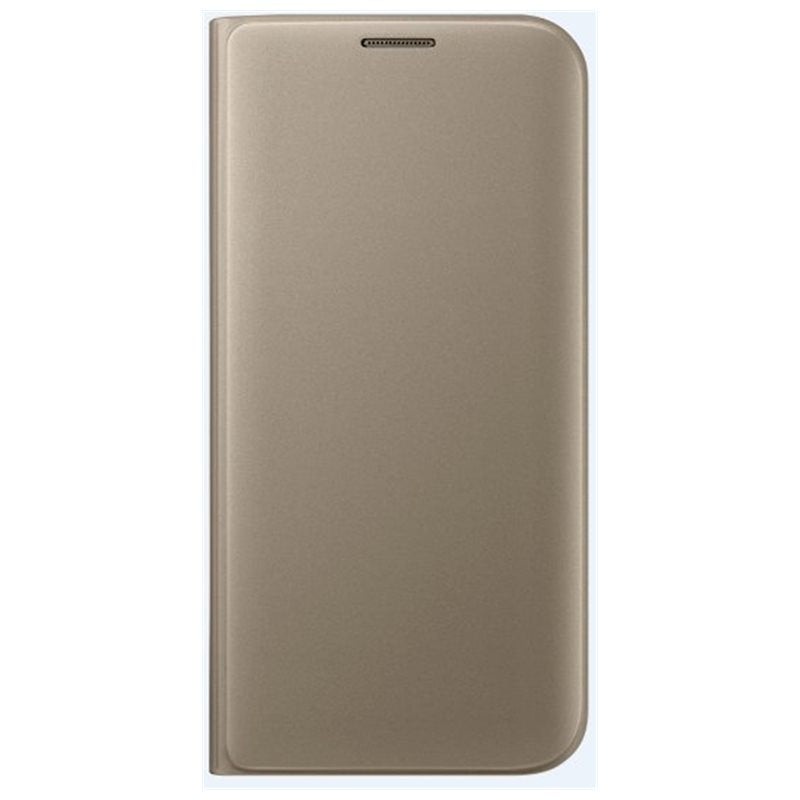 Samsung Galaxy S7 Edge Assorted Flip Wallet Gold