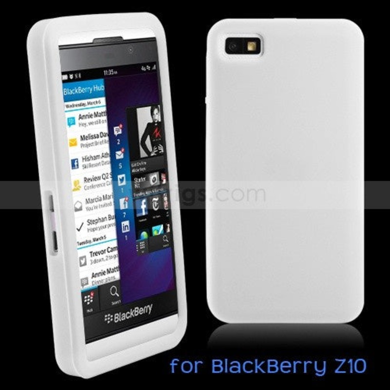BlackBerry Z10 Silicone Case White