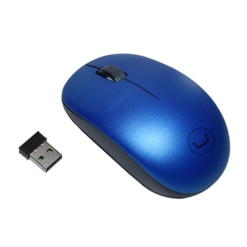 Unno Tekno Mouse Curve Wireless Blue (MS6526BL)