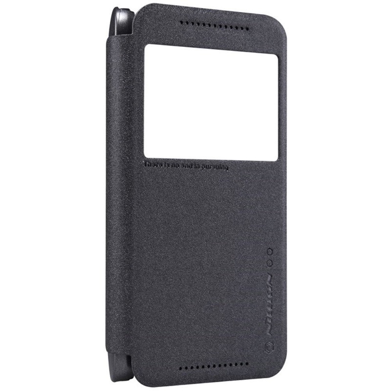 HTC One M9 Flip Case  Nillkin Sparkle Leather Case Grey