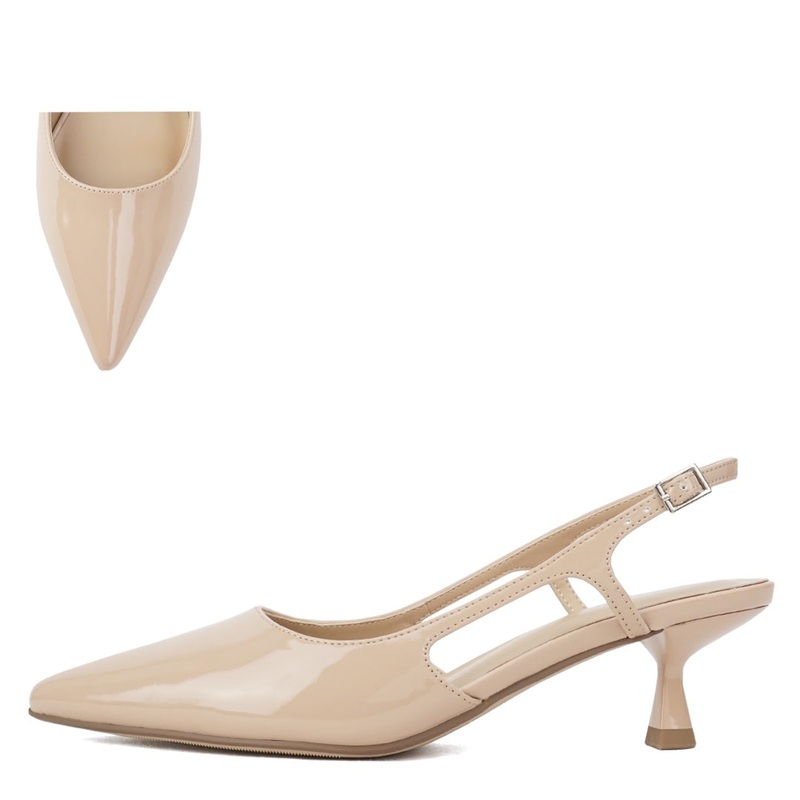 Soda Bell Beige PAT Dress Shoes 5.5