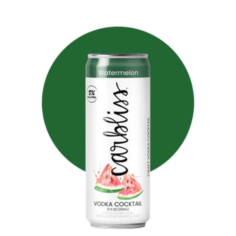 (24pk cans) Carbliss Watermelon Vodka Cocktails, USA (12oz)