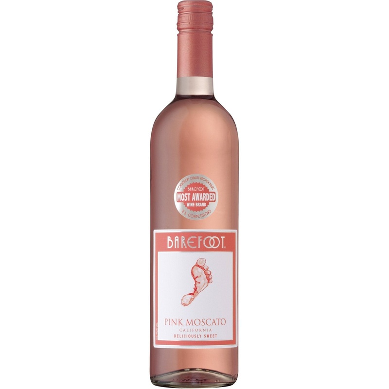 Barefoot Pink Moscato 750ml