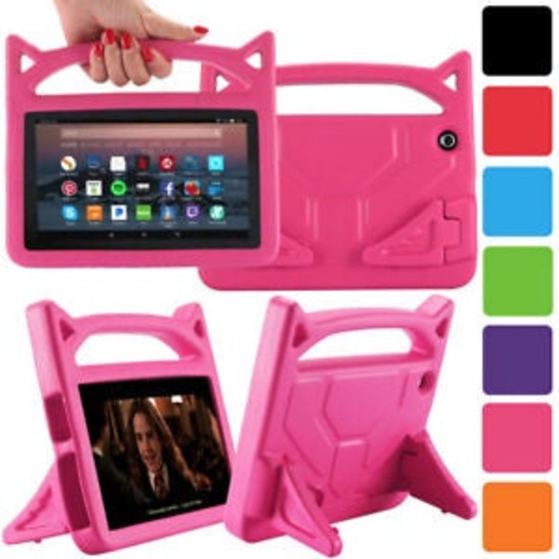 Apple iPad 6th Gen 9.7″ A1954 Kids Safe Shockproof Silicone Case Red