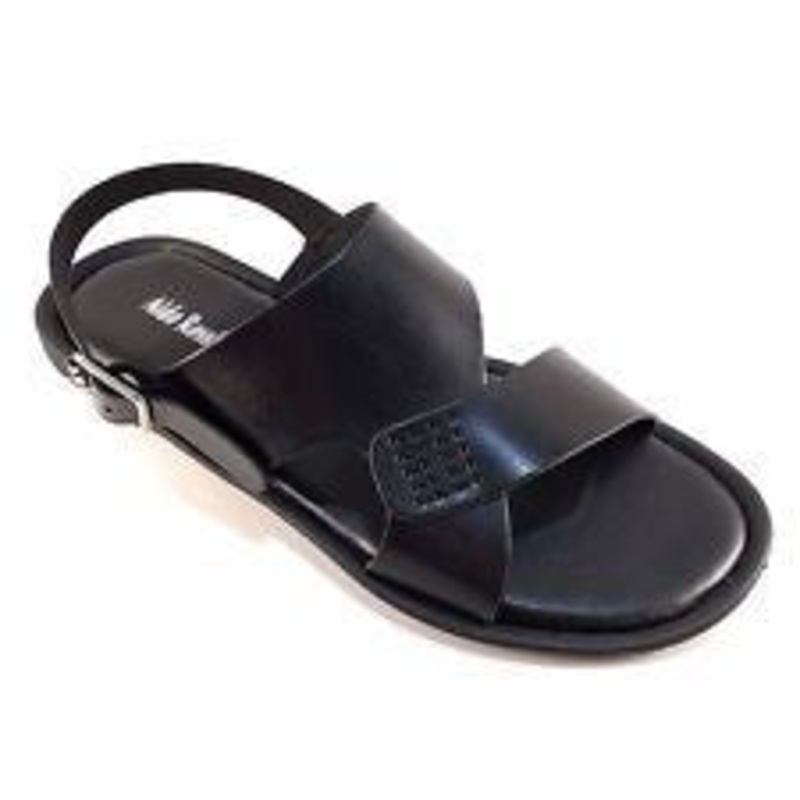 Aldo Rossini Majestic-7 Men Strap Black Sandals- SHW&SHG 8