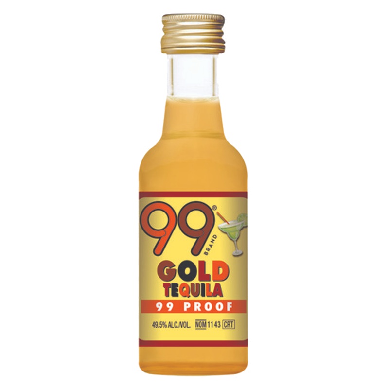 99 Brand Tequila Gold 50ml 12 Pack