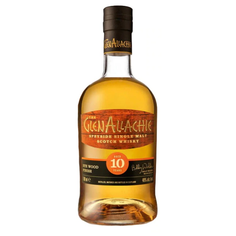 GlenAllachie 10 Years Old Rye Wood Finish