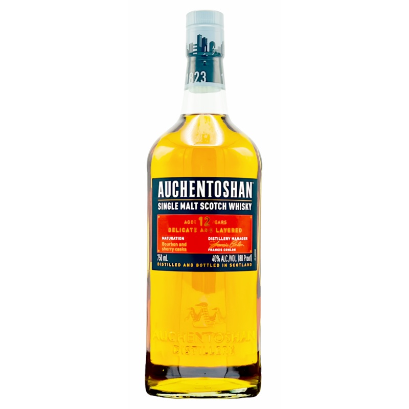 Auchentoshan 12 Year Old Scotch 750ml
