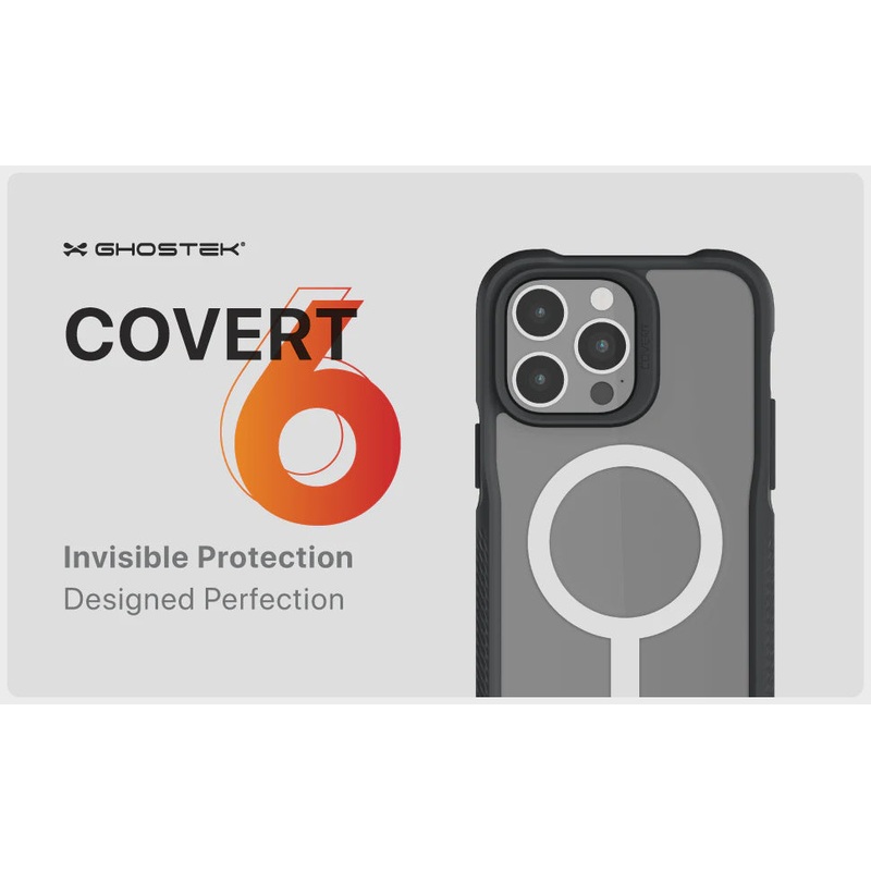 COVERT 6 Invisible Protection Phone Case Galaxy S23 Plus- Clear