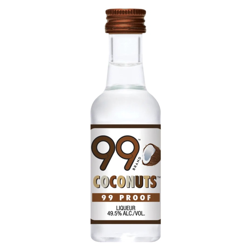 99 Brand Coconut Schnapps 50ml 12 Pack