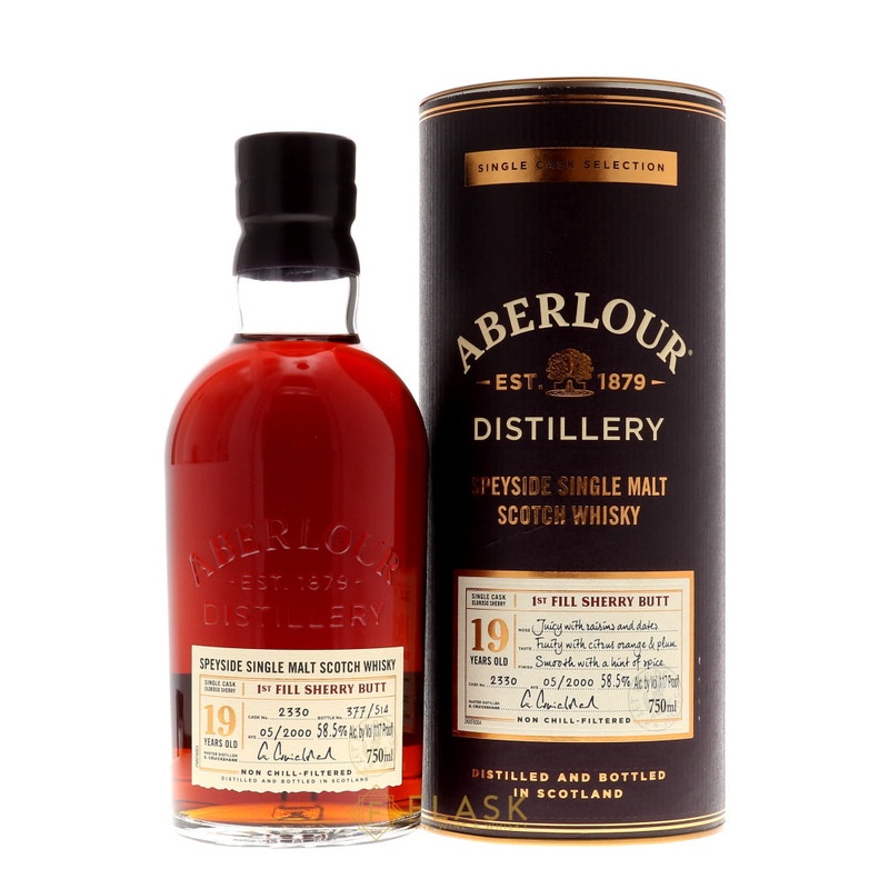 Aberlour 19 Year Old First Fill Sherry Cask #2330 Single Malt Scotch