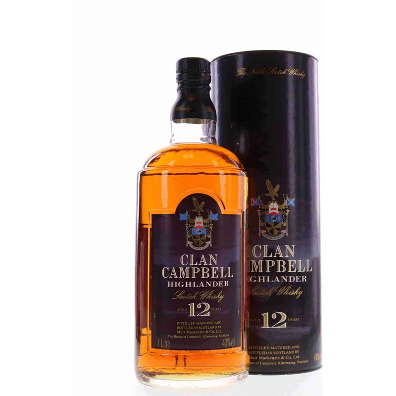 Clan Campbell 12 Year Old Scotch Whisky 1 Liter